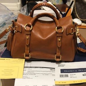 Dooney & Bourke Mini Florentine Satchel in Natural